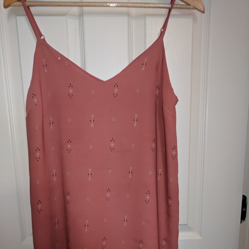 Peach/pink spaghetti strap sun dress